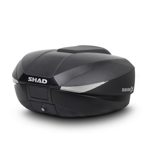 Kovček ( Top case ) SHAD SH58X D0B58206 Karbon (expandable concept) with PREMIUM lock