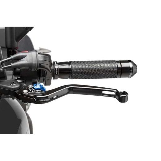 Clutch lever without adapter PUIG 270NA dolga (long) black/blue