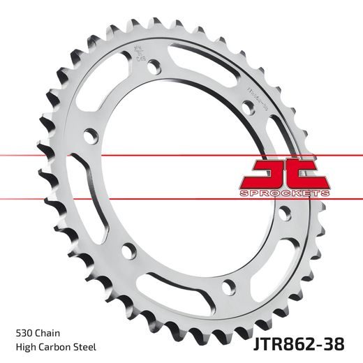 Zadnji verižnik (zobnik) JT JTR 862-38 38T, 530