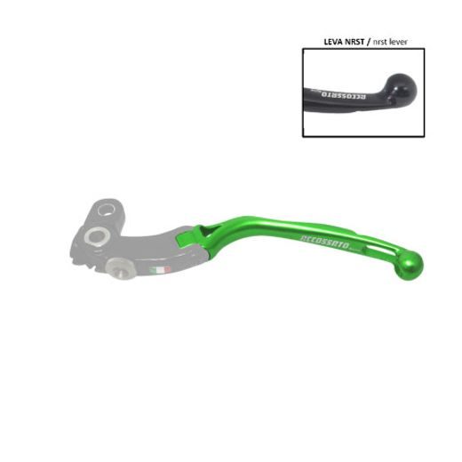 Only spare handle ACCOSSATO LV032 for ACCOSSATO full clutch lever zelena