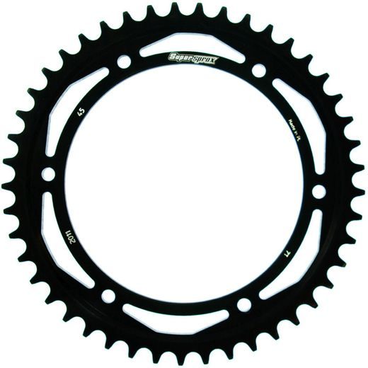 Zadnji verižnik (zobnik) SUPERSPROX RFE-2011:45-BLK črna 45T, 530