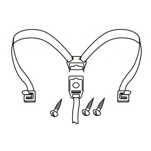 Securing straps SHAD D1B46CGR for SH46
