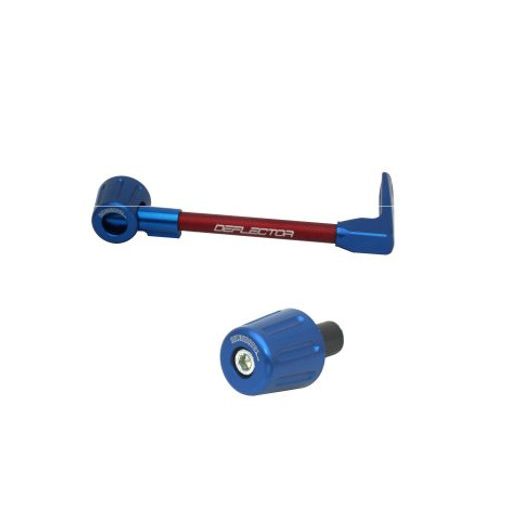 Lever guard in aluminium + left end ACCOSSATO DE004 with red hose and joint right