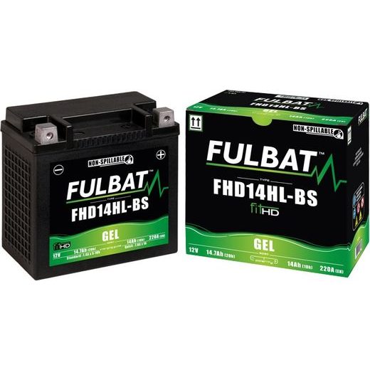 Gelski akumulator FULBAT FHD14HL-BS GEL (Harley.D) (YHD14HL-BS GEL)