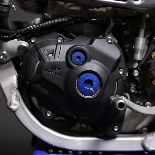 Clutch and ignition cover protector kit POLISPORT 91347 črna
