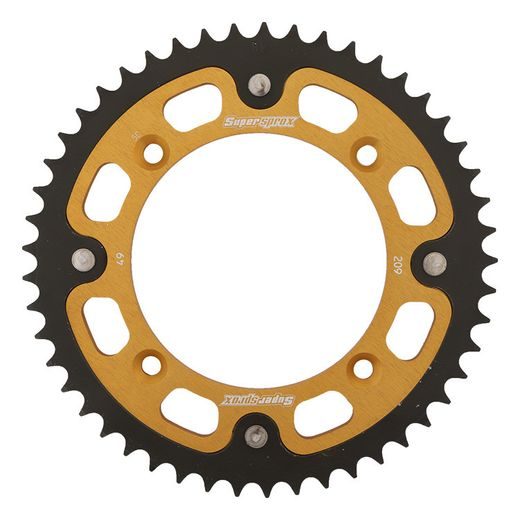 Zadnji verižnik (zobnik) SUPERSPROX STEALTH RST-209:49-GLD zlata 49T, 420