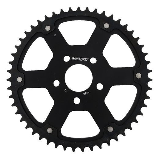 Zadnji verižnik (zobnik) SUPERSPROX STEALTH RST-7080:51-BLK črna
