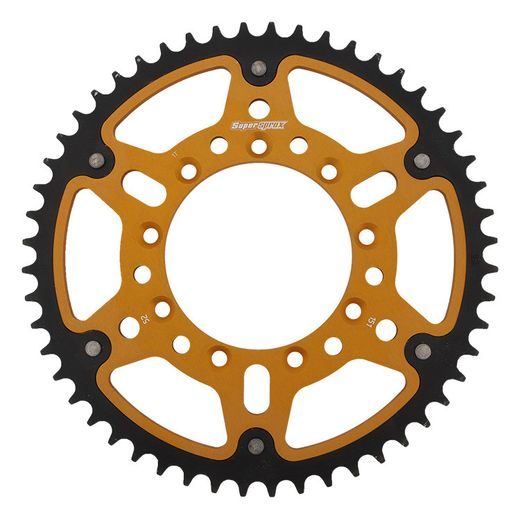 Zadnji verižnik (zobnik) SUPERSPROX STEALTH RST-151:52-GLD zlata 52T, 520