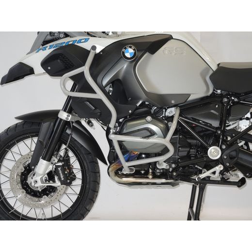 Engine guards RDMOTO CF46S srebrna upper + lower