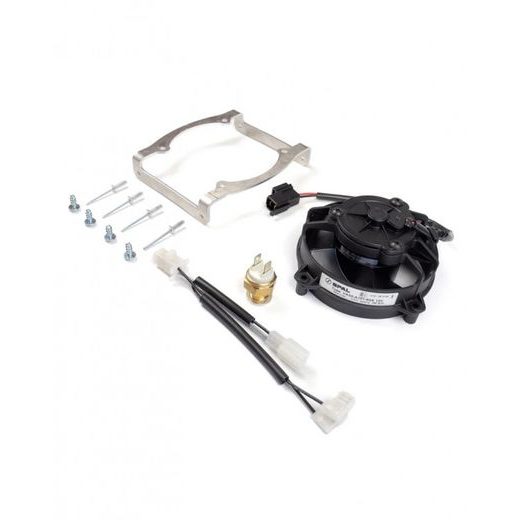 Radiator cooling fan and mounting kit SPAL EP-RFS-MTB24+1TEB with thermoswitch