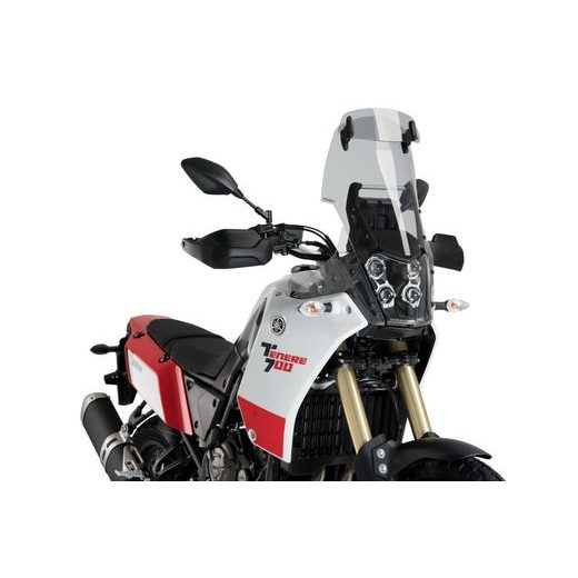 Windshield PUIG TOURING PLUS WITH VISOR 3728H smoke