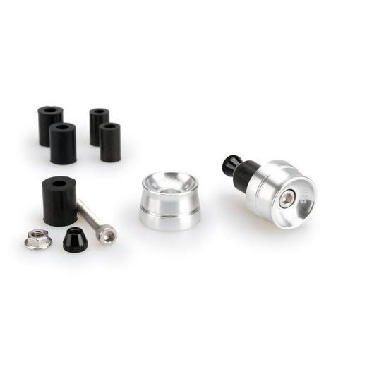 Bar ends PUIG SPEED 21016P srebrna UNIVERSAL M6 13-18mm.