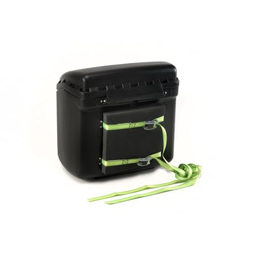 Top box PUIG MAXI BOX 3659N črna with lock and attached with straps