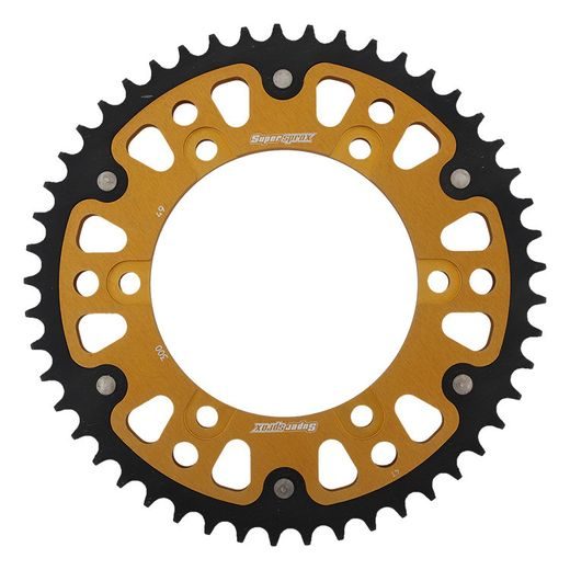 Zadnji verižnik (zobnik) SUPERSPROX STEALTH RST-300:49-GLD zlata 49T, 525