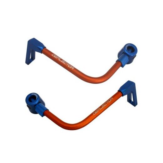 Lever guard ACCOSSATO DE003 with orange hose and joint right + left, aluminium