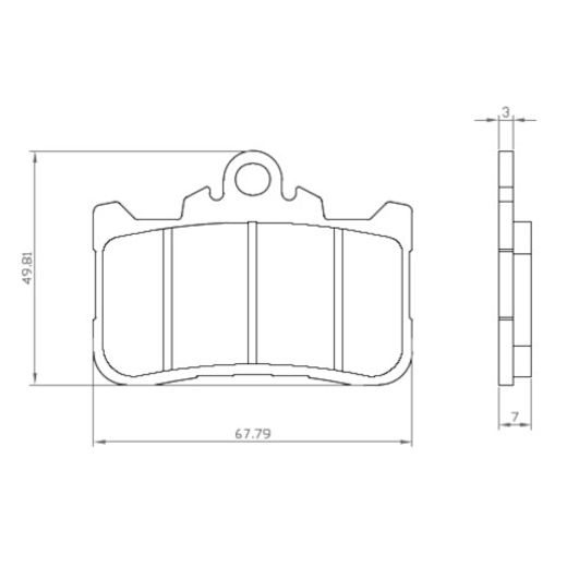 Zavorne obloge ACCOSSATO AGPA120 ST