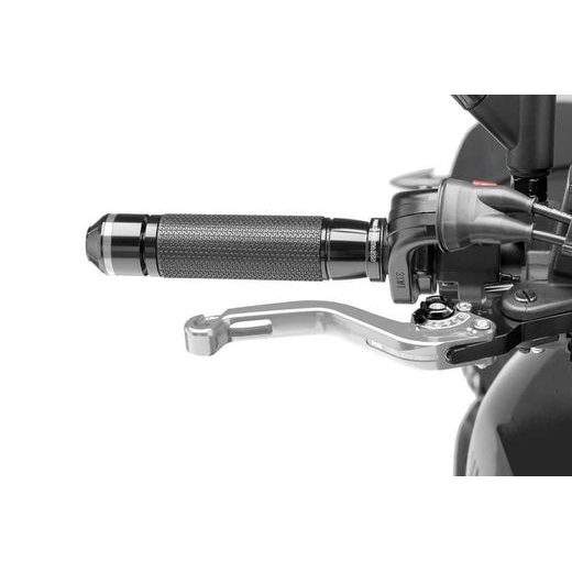 Brake lever without adapter PUIG 180PN kratka (short) silver/black