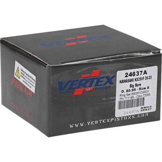 Complete piston VERTEX 24637A Cylinder 81, piston 80,95 mm (Big Bore)