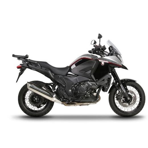 Set of SHAD TERRA TR40 adventure saddlebags and SHAD TERRA aluminium top case TR55 PURE BLACK, including mounting kit SHAD HONDA CRF 1000L AFRICA TWIN