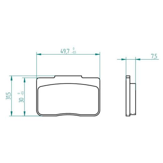 Zavorne obloge ACCOSSATO AGPA292 OR