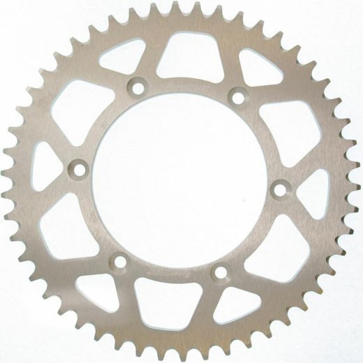 Aluminijasti zadnji verižnik (zobnik) SUPERSPROX RAL-808:50-SLV srebrna 50T, 520