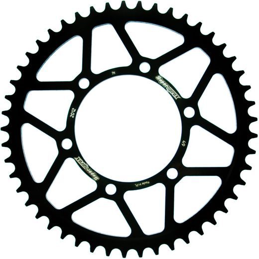 Zadnji verižnik (zobnik) SUPERSPROX RFE-2012:49-BLK črna 49T, 525