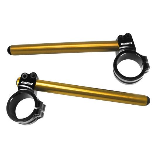 Lifted clip-on ACCOSSATO CP008 +10 mm 10 degrees inclination, black