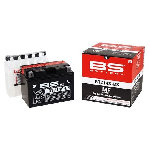 Maintenance free battery - max. 20° tilt BS-BATTERY BTZ14S-BS (YTZ14S-BS)