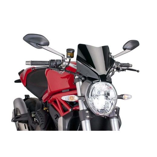 Windshield PUIG NEW GEN. SPORT 7013N črna