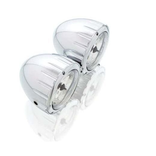 Light CUSTOMACCES TWIN FD0002J inox 90MM DE DIAM.3 1/2"