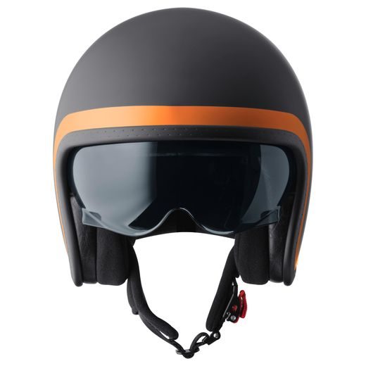 Jet čelada GMS RIDE ZG11702 matt black-orange L