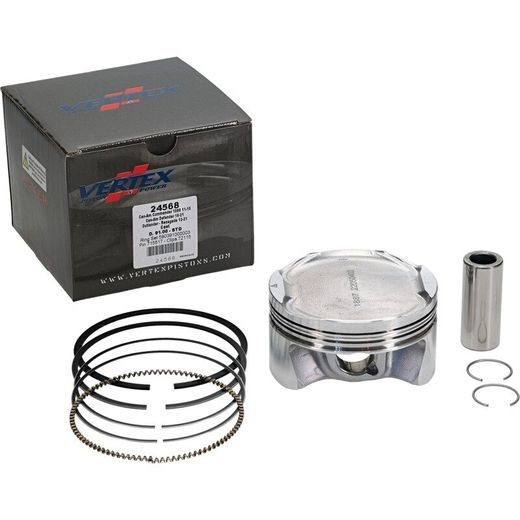 Complete piston VERTEX 24568 Cylinder 91, piston 90,96 mm (Cast)