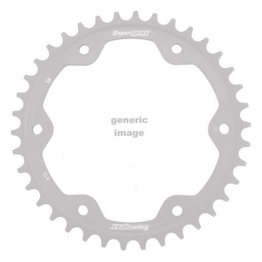 Rear ALU sprocket SUPERSPROX RAL-613:39-BLK črna 39T, 525