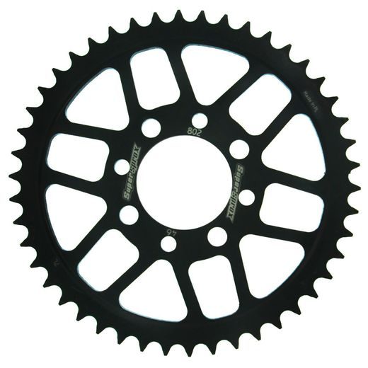 Zadnji verižnik (zobnik) SUPERSPROX RFE-802:46-BLK črna 46T, 428