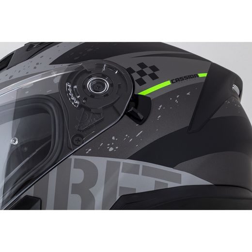 Integralna čelada CASSIDA INTEGRAL 3.0 DRFT matt grey /black /green XS