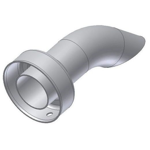 Dušlec za zvok za izpušni sistem "dB killer" MIVV GP - OVAL - X-CONE 50.DK.020.0 Ø35 – Ø61 – L.140 mm