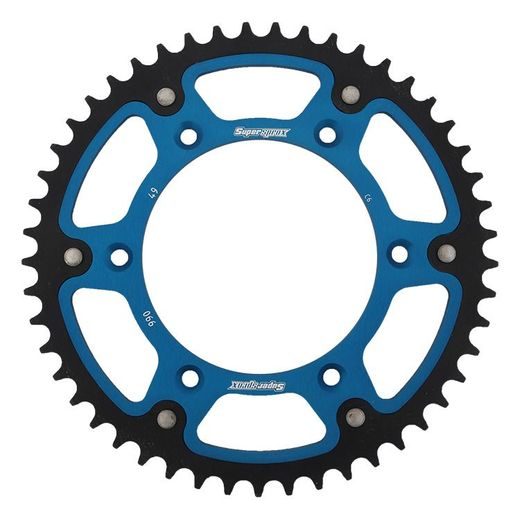 Rear sprocket SUPERSPROX STEALTH RST-990:49-BLU moder 49T, 520