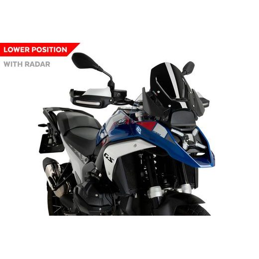 Windscreen PUIG SPORT 21794N črna