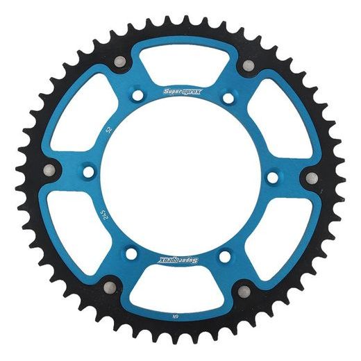 Rear sprocket SUPERSPROX STEALTH RST-245:52-BLU moder 52T, 520