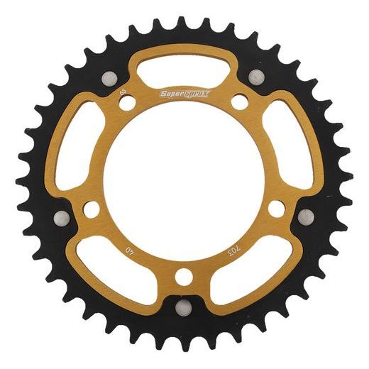Zadnji verižnik (zobnik) SUPERSPROX STEALTH RST-703:40-GLD zlata 40T, 520