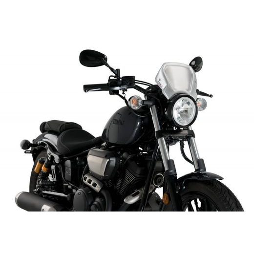 Windshield PUIG FRONTAL PLATE 3813P Srebrna aluminium