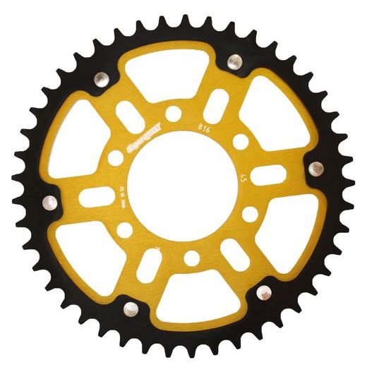 Zadnji verižnik (zobnik) SUPERSPROX STEALTH RST-816:45-GLD zlata 45T, 530