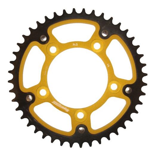Zadnji verižnik (zobnik) SUPERSPROX STEALTH RST-743:44-GLD zlata 44T, 520