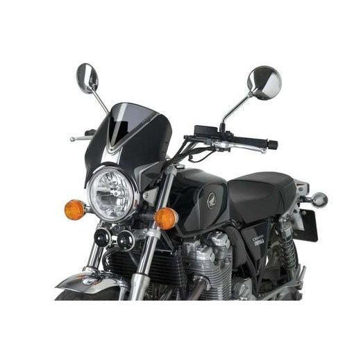 Windshield PUIG RETROVISION 7593H matt black smoke