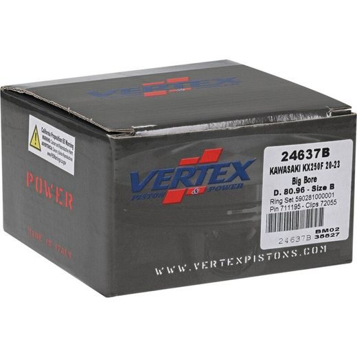 Complete piston VERTEX 24637B Cylinder 81, piston 80,96 mm (Big Bore)