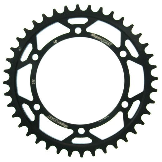 Zadnji verižnik (zobnik) SUPERSPROX RFE-312:40-BLK črna 40T, 525