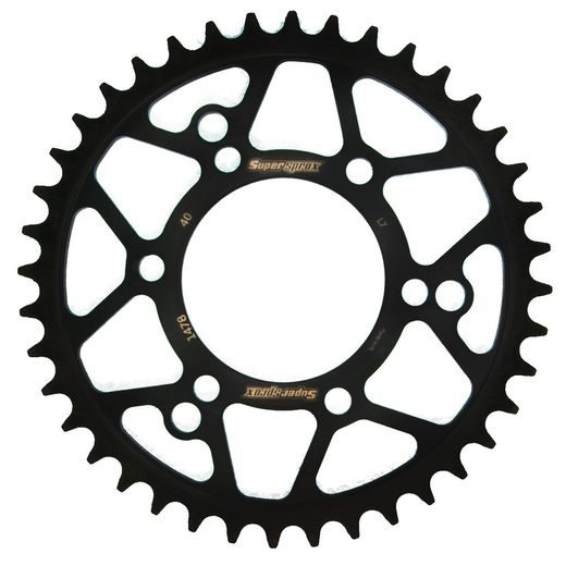 Zadnji verižnik (zobnik) SUPERSPROX RFE-1478:40-BLK črna 40T, 520