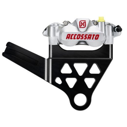Radial Brake Caliper kit rear + brake flange ACCOSSATO KITA32 for Harley Davidson Softail