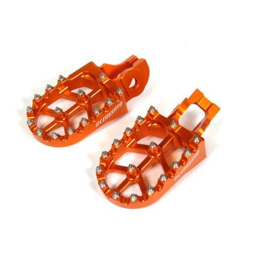 Stopalke (Footpegs) ACCOSSATO OFF-ROAD FR809 oranžna