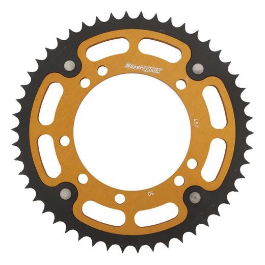 Zadnji verižnik (zobnik) SUPERSPROX STEALTH RST-457:50-GLD zlata 50T, 420